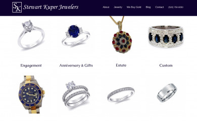stewartkuperdiamonds.com screenshot