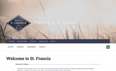 stfranciskansas.com screenshot