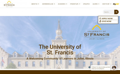 stfrancis.edu screenshot