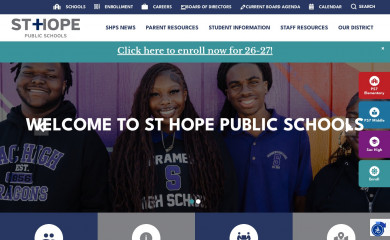 sthopepublicschools.org screenshot