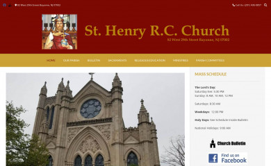 sthenryrc.org screenshot