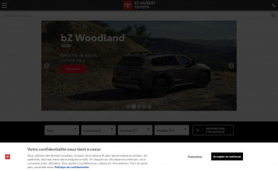 sthuberttoyota.com screenshot