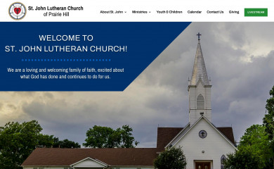 stjohnprairiehill.org screenshot