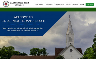 stjohnprairiehill.org screenshot