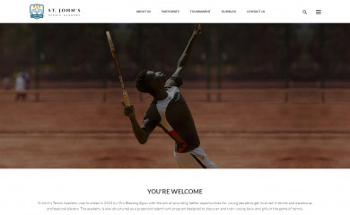 stjohnstennis.org screenshot