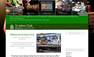 stjohnsclub.co.nz screenshot