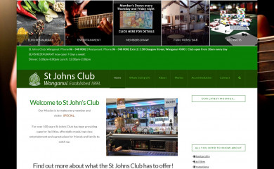 stjohnsclub.co.nz screenshot