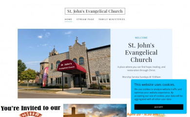 stjohnskenton.org screenshot