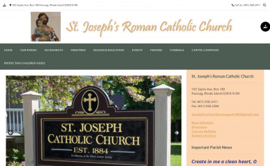stjosephri.org screenshot