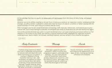 stonebridgespa.com screenshot