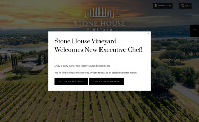 stonehousevineyard.com screenshot