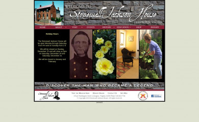 stonewalljackson.org screenshot