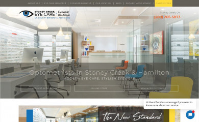 stoneycreekeyecare.com screenshot