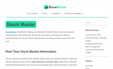 stockmaster.com screenshot