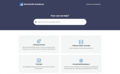 stockscafe.academy screenshot