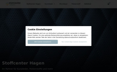 stoff-center-hagen.de screenshot
