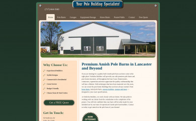 stoltzfus-builders.com screenshot