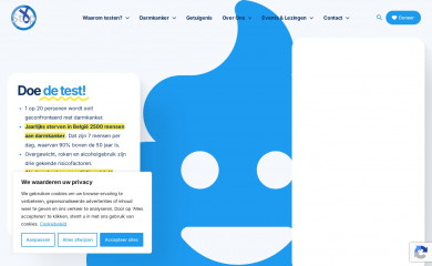 stopdarmkanker.be screenshot