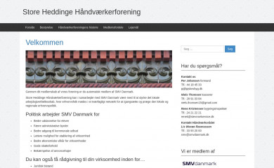storeheddingehaandvaerkerforening.dk screenshot