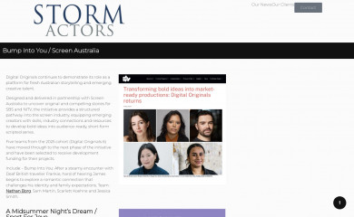 stormactors.com screenshot