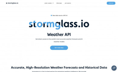 stormglass.io screenshot