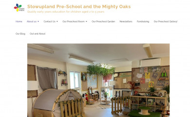 stowuplandpreschool.org.uk screenshot