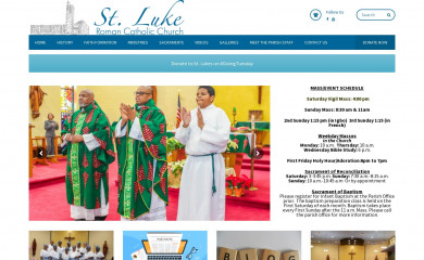 stlukechurchssj.org screenshot