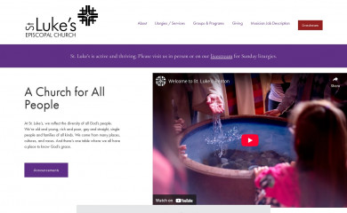 stlukesrenton.org screenshot