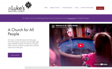 stlukesrenton.org screenshot