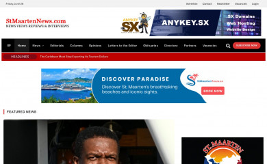 stmaartennews.com screenshot