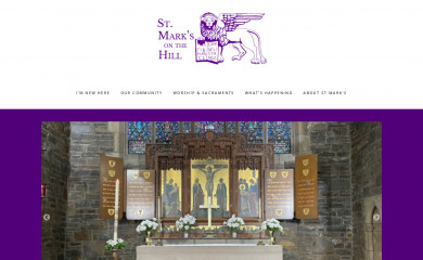 stmarksonthehill.org screenshot