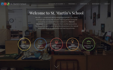 stmartinsschoolnj.com screenshot