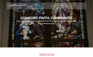 stmarymagdaleneomaha.org screenshot