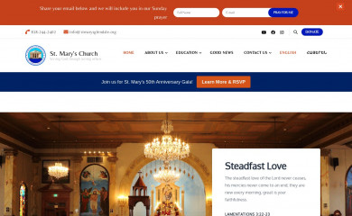 stmarysglendale.com screenshot