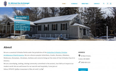 stmichaelcapecod.org screenshot