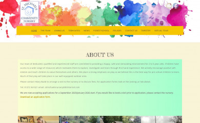 stmichaelscommunitynursery.co.uk screenshot