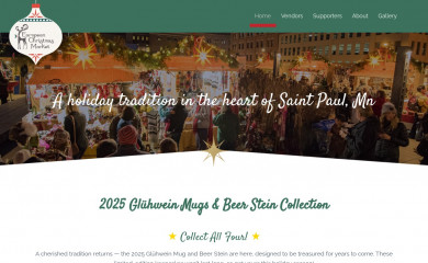stpaulchristmasmarket.org screenshot