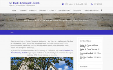 stpauls-medina.org screenshot