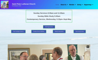 stpeterlutheran-nc.org screenshot