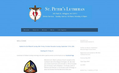stpetersarlington.org screenshot