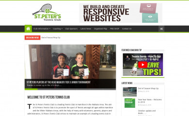 stpeterstennisclub.org.nz screenshot