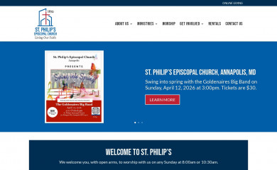 stphilipsannapolis.org screenshot