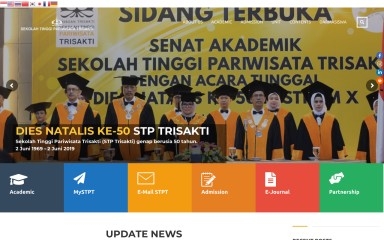 stptrisakti.ac.id screenshot