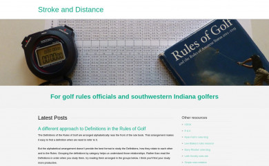 strokeanddistance.com screenshot