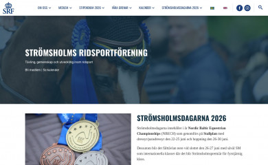 stromsholmsridsportforening.se screenshot