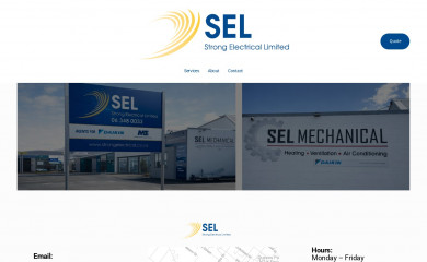 strongelectrical.co.nz screenshot