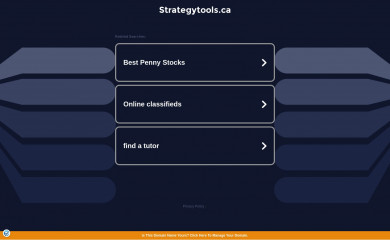 strategytools.ca screenshot