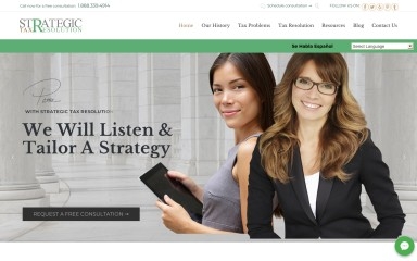 strategictaxresolution.com screenshot