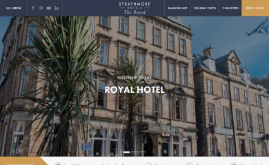strathmorehotels-theroyaloban.com screenshot
