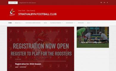 strathfootyclub.com.au screenshot